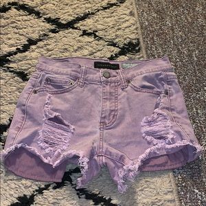 Purple Aeropostale shorts